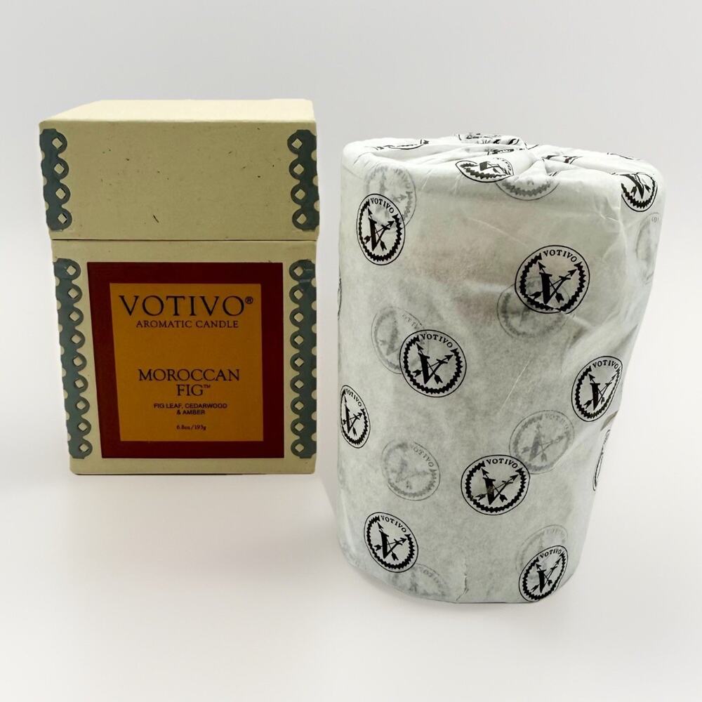 Votivo Moroccan Fig Fragrance No. 41 Aromatic Candle 6.8oz 193g 50-60 Hour Wax - Picture 3 of 6